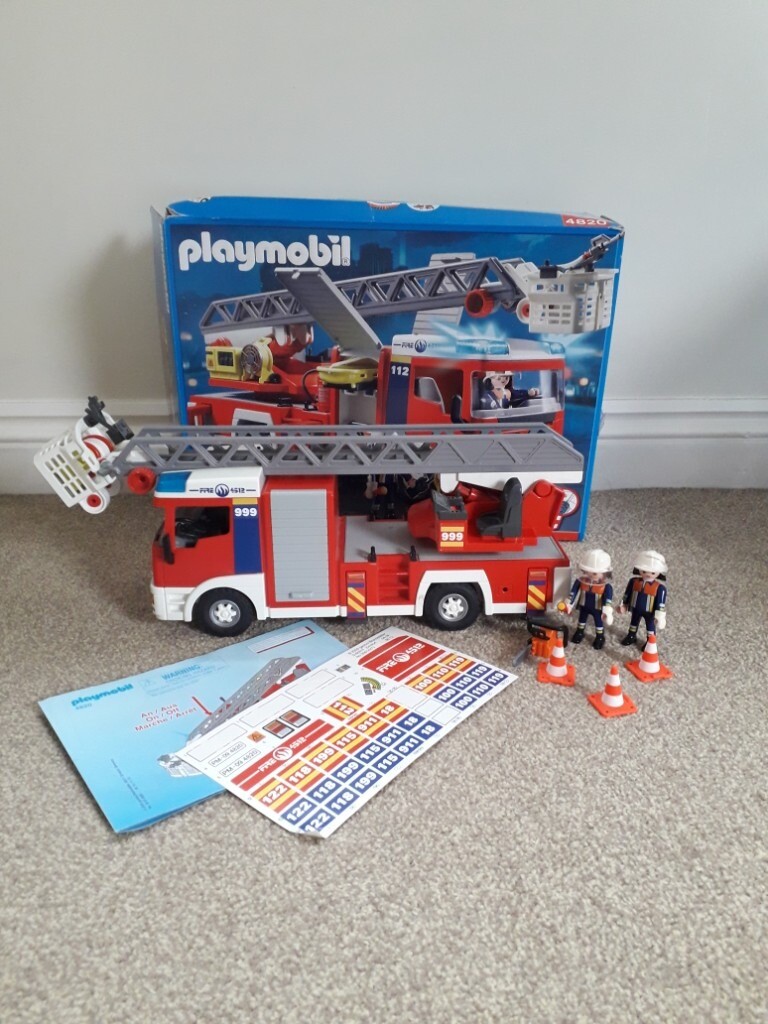 playmobil fire engine 4820